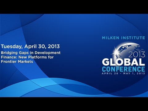 Bridging Gaps in Development Finance: New Platforms for Frontier Markets