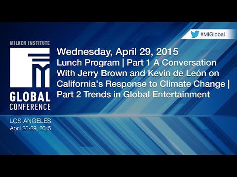 Part 1- Jerry Brown and Kevin de León | Part 2-Trends in Global Entertainment