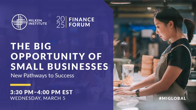 The Big Opportunity of Small Businesses: New Pathways to Success