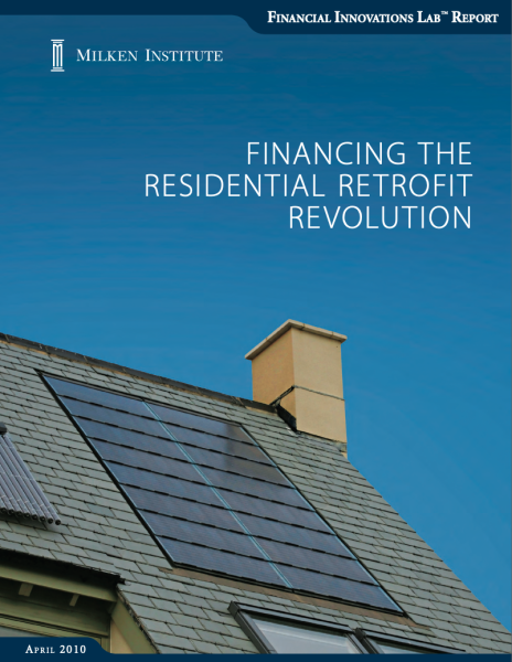 Financing the Residential RetRoFit Revolution