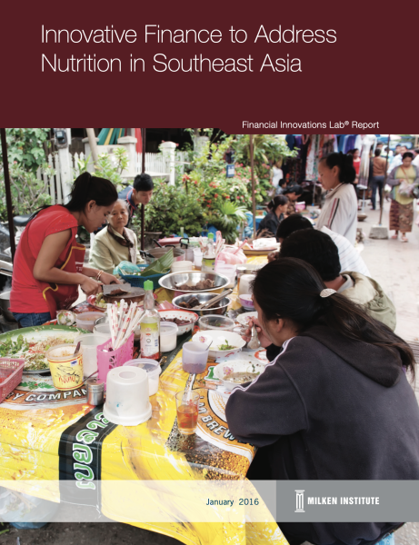 Innovative Finance to Address Nutrition in Southeast Asia