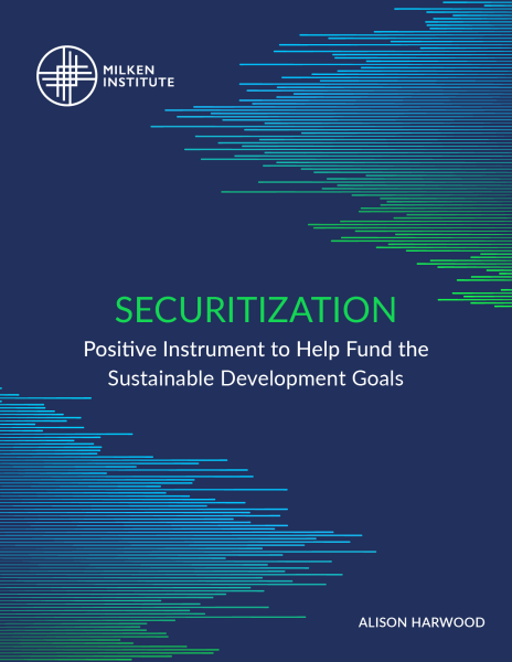 Securitization: Positive Instrument to Help Fund the Sustainable Development Goals