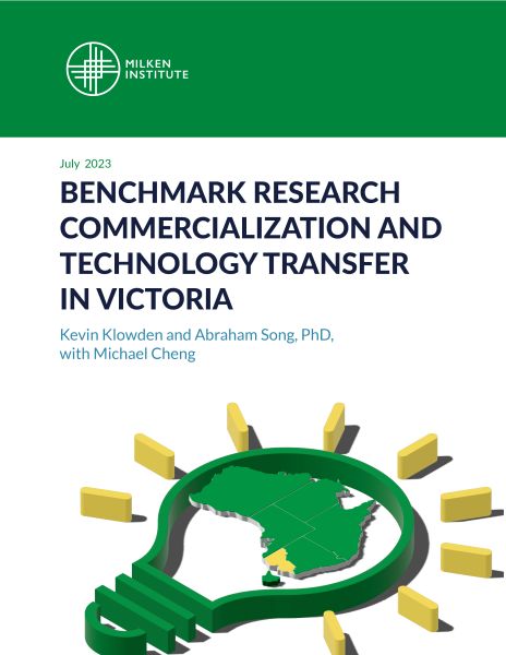 Benchmark Research Commercialization and Technology Transfer in Victoria