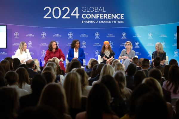 The $700 Billion Opportunity speakers: Anna Mason, managing partner, Ingeborg Investments, Tonya Allen, president of the McKnight Foundation, Erin Harkless Moore, managing director, Investments, Pivotal Ventures, Kwanza Jones, CEO and founder, Kwanza Jones and Jose E. Feliciano Initiative, Sallie Krawcheck, CEO and founder, Ellevest, Linnea Roberts, founder and CEO, GingerBread Capital