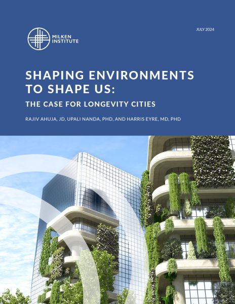 Shaping Environments to Shape Us: The Case for Longevity Cities