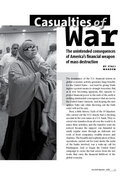 Casualties of War: Milken Institute Review Second Quarter 2015