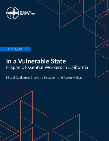 In a Vulnerable State: Hispanic Essential Workers in California