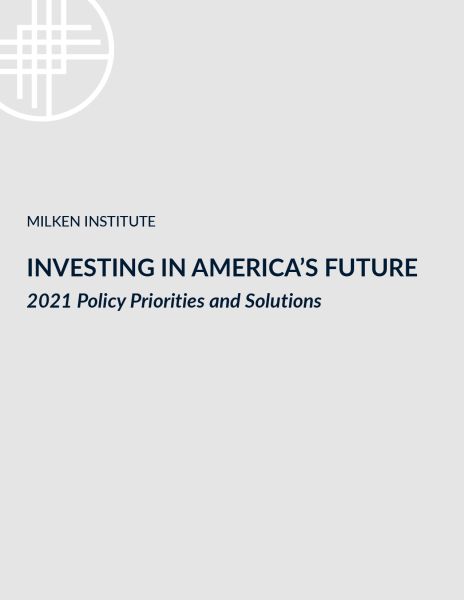 Investing in America's Future: 2021 Policy Priorities and Solutions