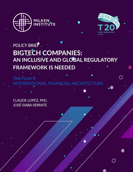 BigTech Companies: An Inclusive and Global Regulatory Framework is Needed