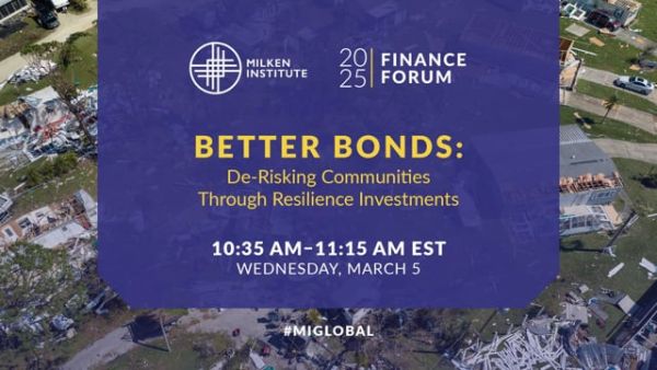Better Bonds: De-Risking Communities Through Resilience Investments