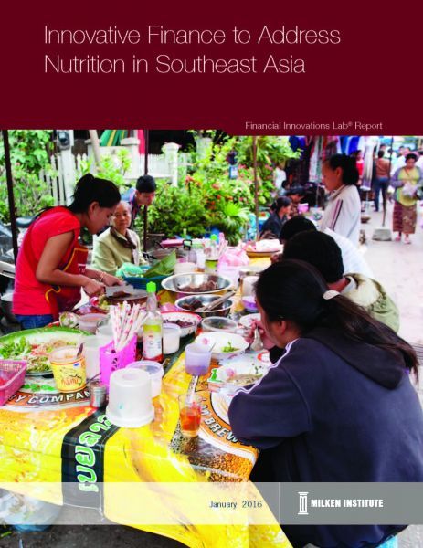 Innovative Finance to Address Nutrition in Southeast Asia