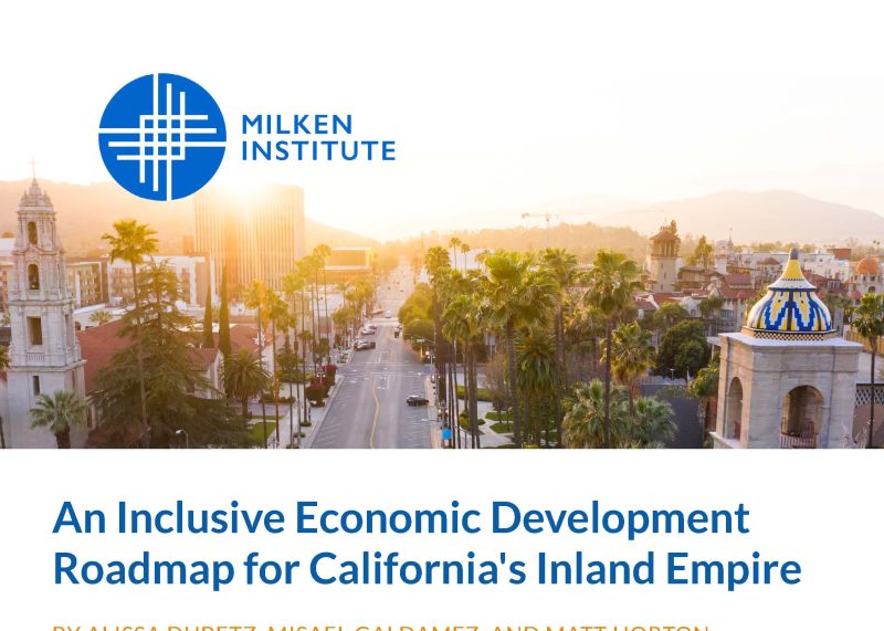An Inclusive Economic Development Roadmap for California's Inland Empire