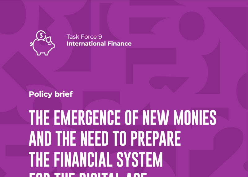 The Emergence of New Monies and the Need to Prepare the Financial System for the Digital Age
