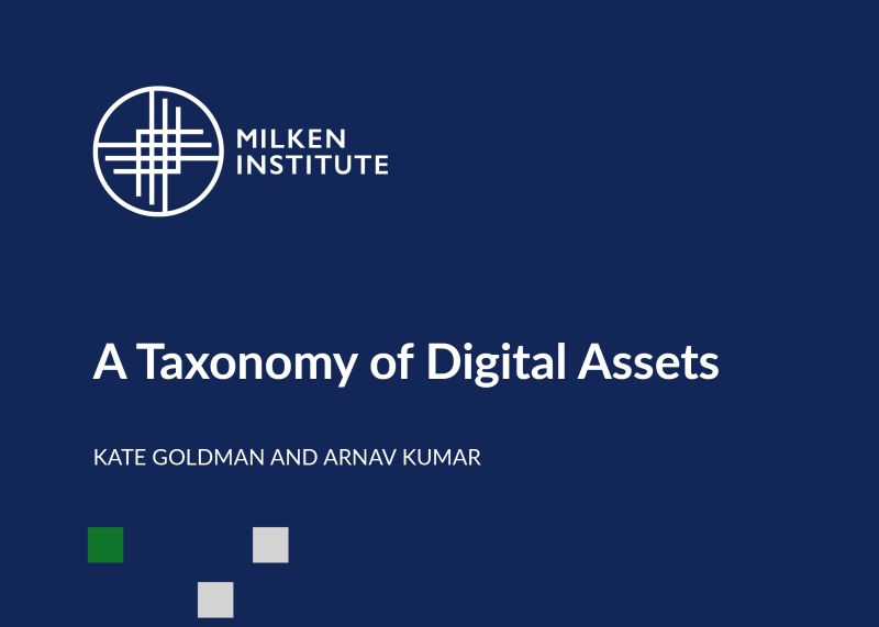 A Taxonomy of Digital Assets