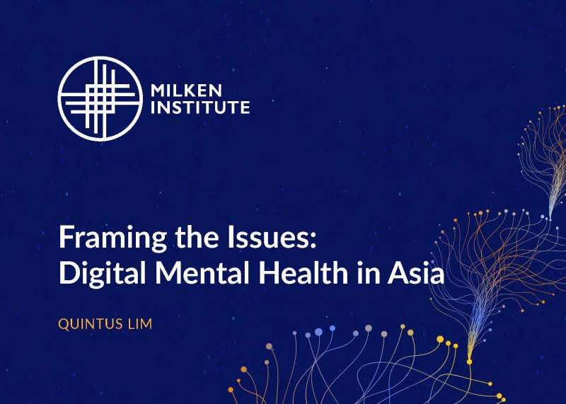 Framing the Issues: Digital Mental Health in Asia