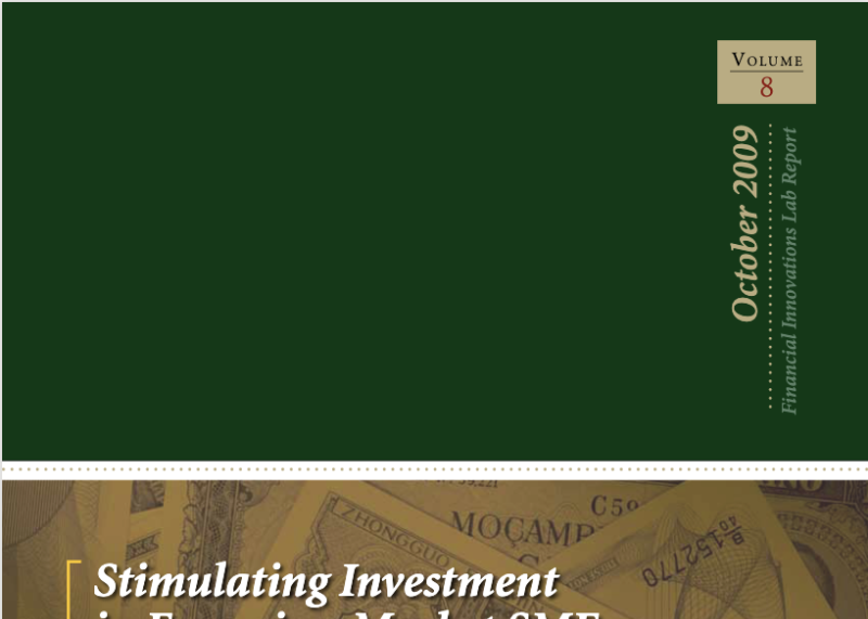 Stimulating Investment in Emerging-Market SMEs