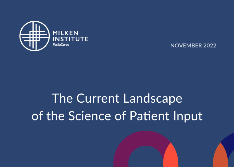 The Current Landscape of the Science of Patient Input