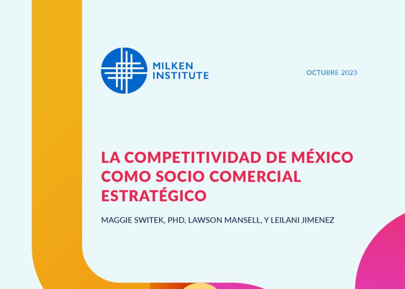 La competitividad de México como socio comercial estratégico