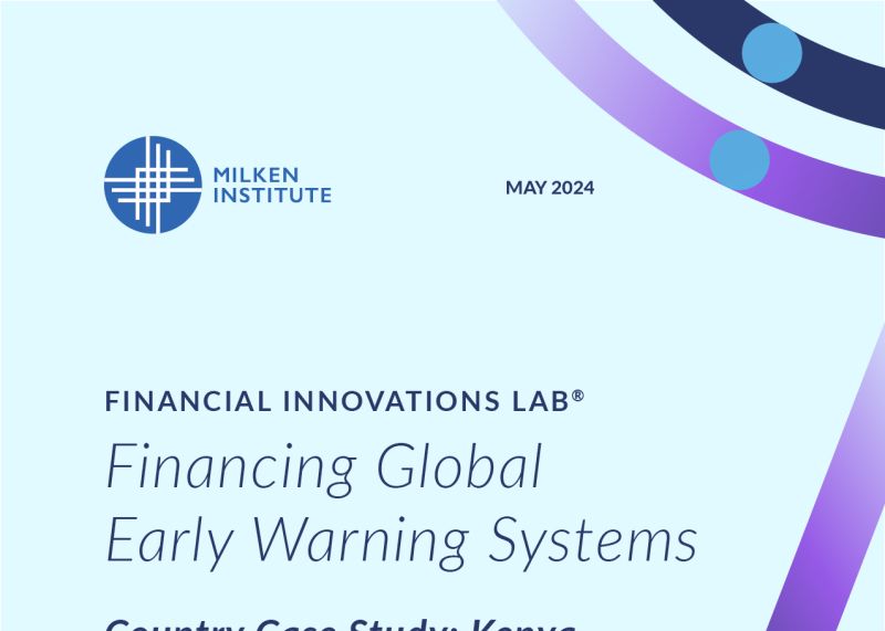 Financing Global Early Warning Systems Country Case Study: Kenya