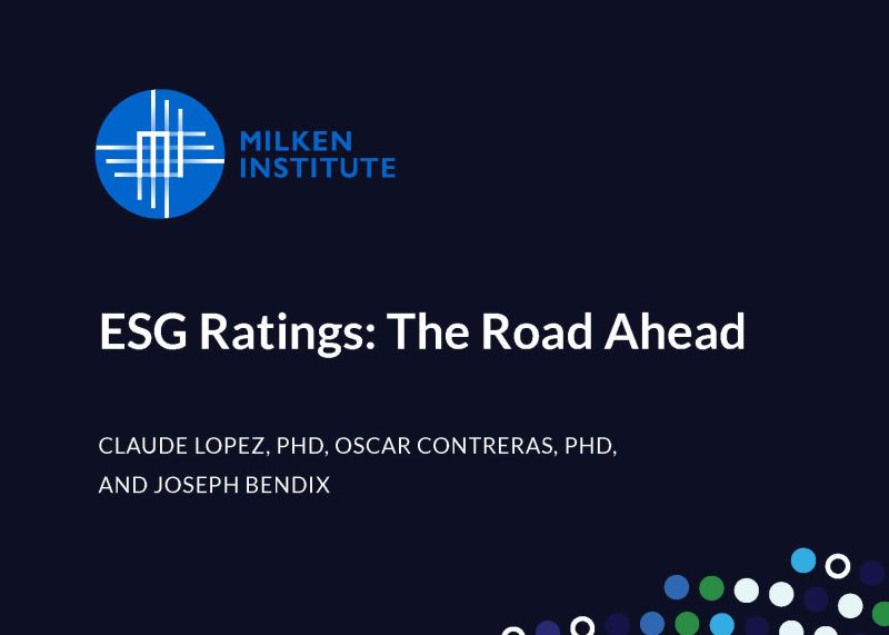 ESG Ratings: The Road Ahead