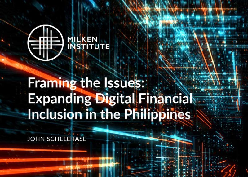 Framing the Issues: Expanding Digital Financial Inclusion in the Philippines