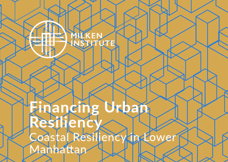 Financing Urban Resiliency: Coastal Resiliency in Lower Manhattan