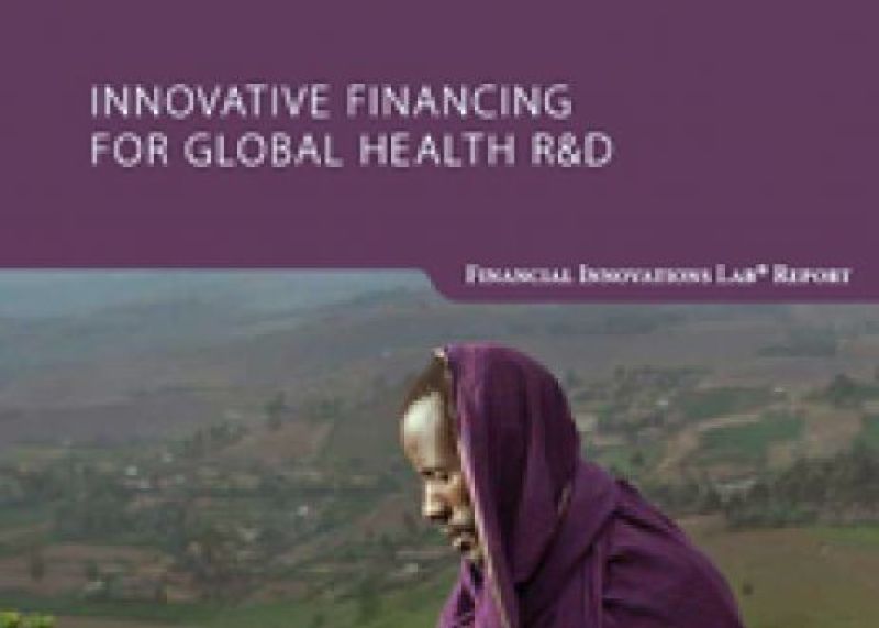 Innovative Financing for Global Health R&D